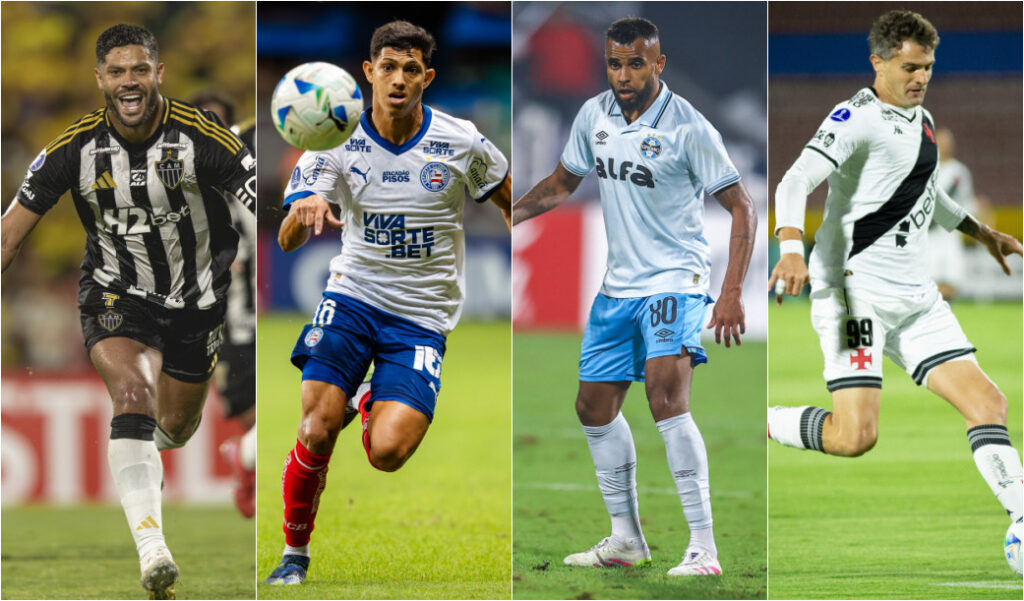 Atlético-MG, Bahia, Grêmio e Vasco disputam os playoffs da Copa Sul-Americana