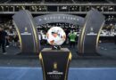 Placa da Conmebol com logo da Copa Libertadores da América
