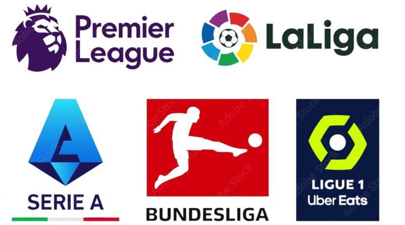 Premier League, LaLiga, Bundesliga, Serie A e Ligue 1 têm têm o maior valor de mercado das ligas europeias