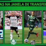 A janela de transferências dos clubes paulistas Janela de transferências do futebol paulista: Corinthians, Palmeiras, Santos e São Paulo movimentam período de contratações