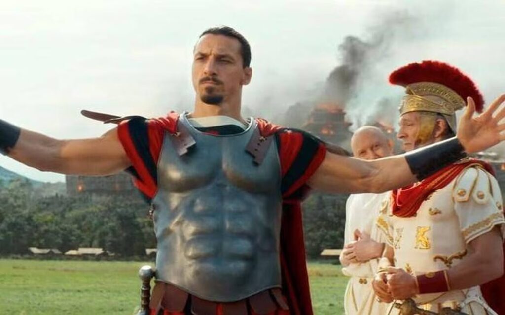 Zlatan Ibrahimovic atuou no cinema em "Asterix & Obelix: No Reino do Meio" (2023)