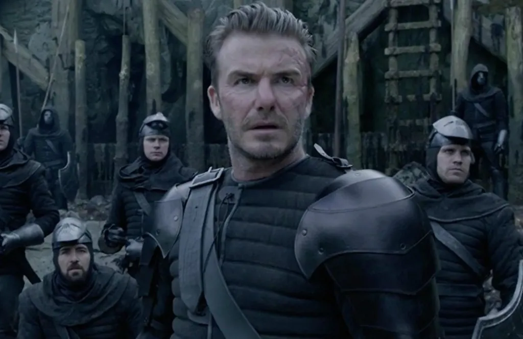 O astro inglês David Beckham se aventurou em diversas produções no cinema e streaming.