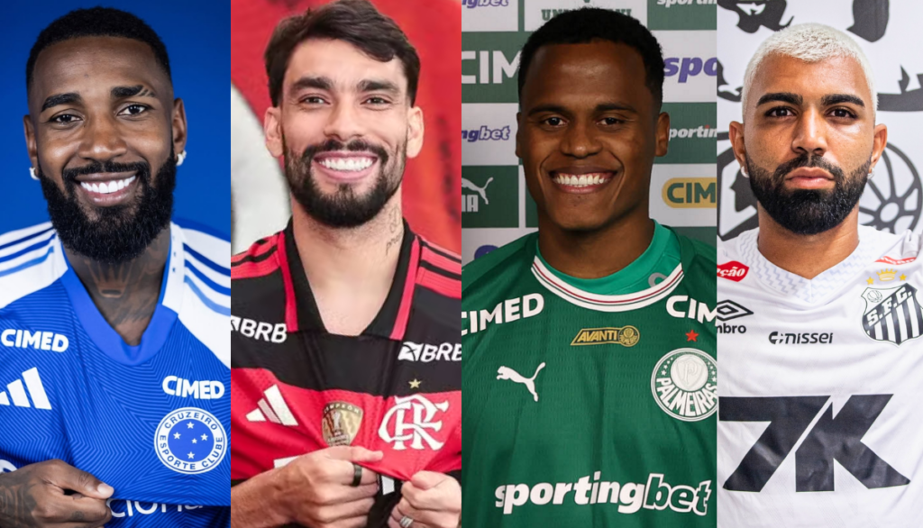 Confira todas as contratações dos principais clubes da Série A na primeira janela de transferências da temporada 2026