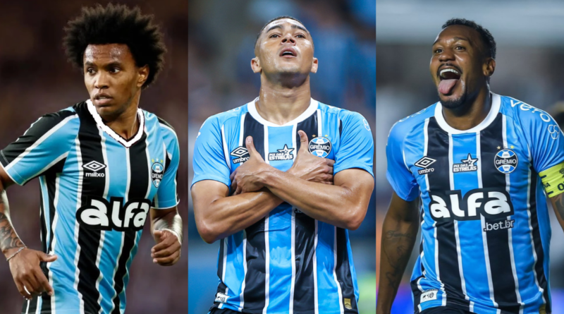 Descubra quem é a maior vítima de Carlos Vinícius, Willian e Edenílson, do Grêmio