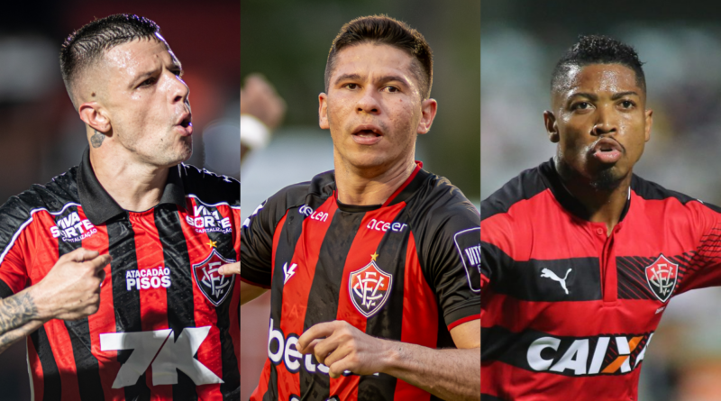 Descubra quem é a maior vítima de Marinho, Renato Kayzer e Osvaldo, do Vitória