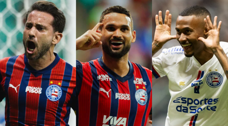 Descubra quem é a maior vítima de Willian José, Everton Ribeiro e Ademir, do Bahia