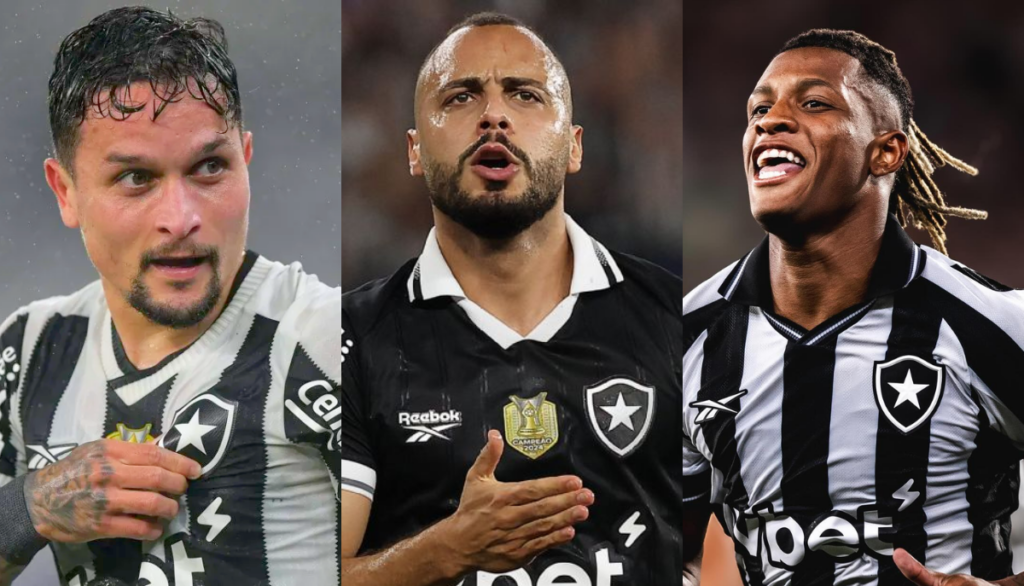 Descubra quem é a maior vítima de Artur, Arthur Cabral e Danilo, do Botafogo