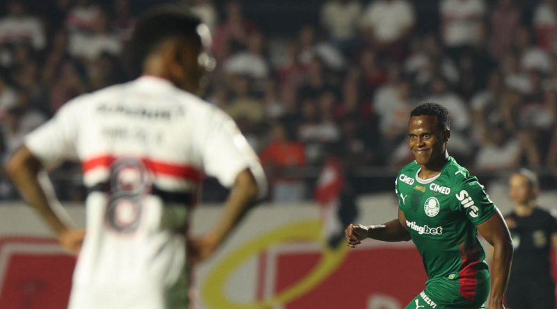 Gol de Jhon Arias mantém tabu e Palmeiras amplia sequencia para 12 jogos sem perder para o São Paulo