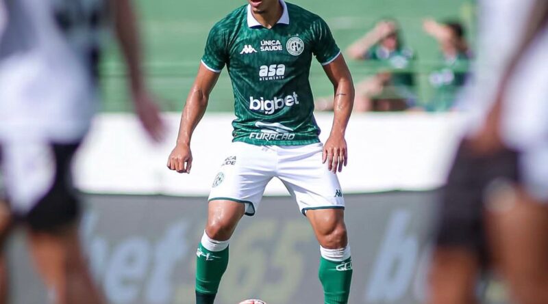 Jonathan Costa em ação pelo Guarani no Paulistão 2026