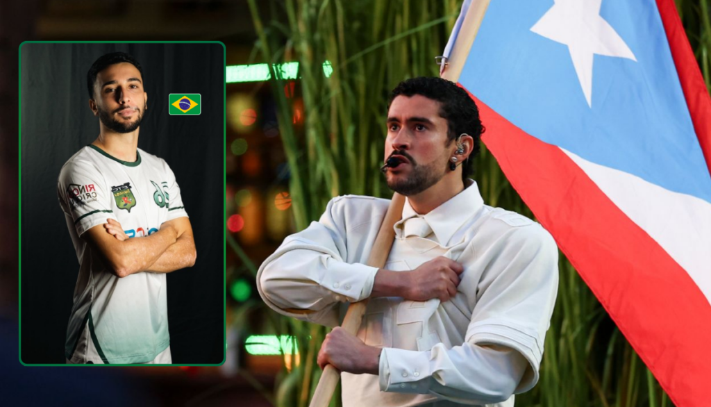 Victor Chayo é o único brasileiro a atuar no futebol de Porto Rico, terra de Bad Bunny