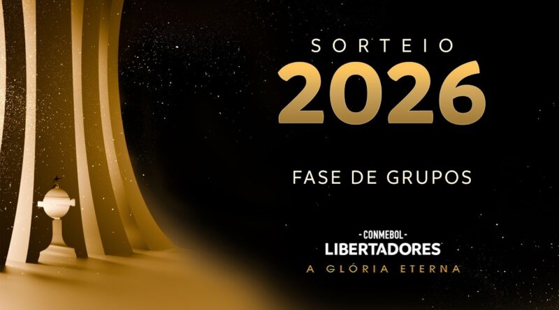 Conmebol realizou o sorteio da fase de grupos da Libertadores 2026 e seis brasileiros estão na disputa