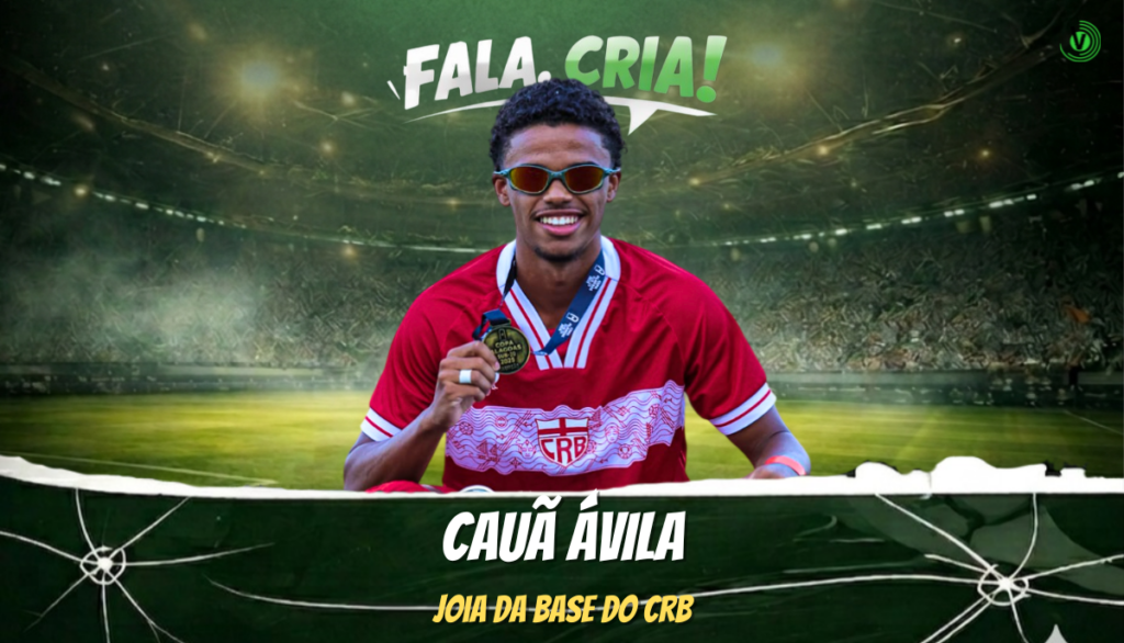 Ávila, volante do CRB, é o entrevistado do quadro Fala, Cria!, do portal vai Pro Gol