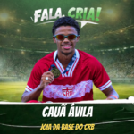 Ávila, volante do CRB, é o entrevistado do quadro Fala, Cria!, do portal vai Pro Gol