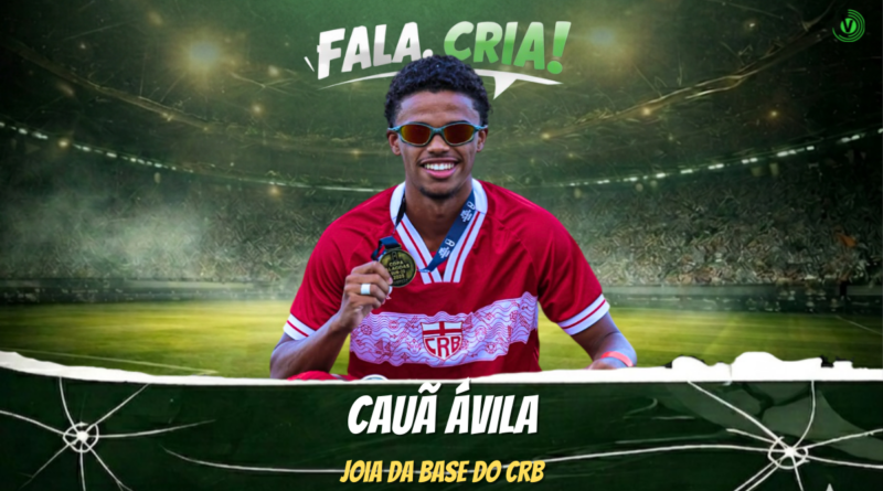 Ávila, volante do CRB, é o entrevistado do quadro Fala, Cria!, do portal vai Pro Gol
