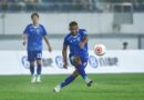 Volante Gabriel Bispo em ação pelo Foshan Nanshi, da China
