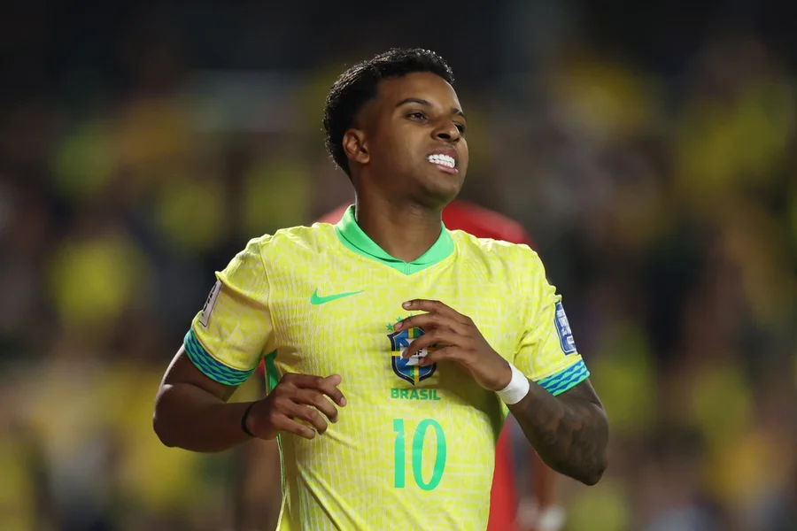 Rodrygo é um dos jogadores com lesão que estão fora da Copa do Mundo 2026