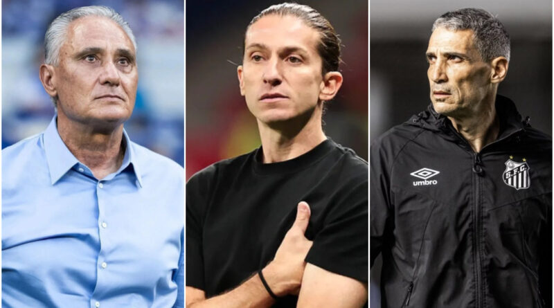 Tite, Filipe Luís e Vojvoda foram alguns dos nomes afetados pelas constantes mudanças de técnico no Brasileirão