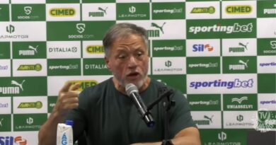 Anderson Barros, diretor do Palmeiras, cobra CBF após gol anulado contra o Remo, pelo Brasileirão