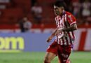 Felipe Cardoso em ação pelo Náutico na Série B 2026 (Foto: Rafael Vieira/CNC)