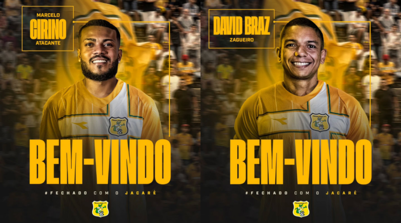 Marcelo Cirino e David Braz são anunciados pelo Brasiliense