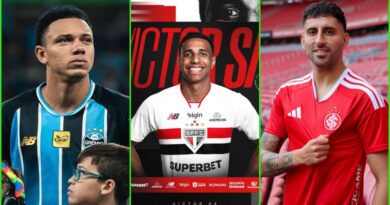 Mercado da bola da Série A tem reforços no São Paulo, Inter e Remo, e saídas no Botafogo e Grêmio