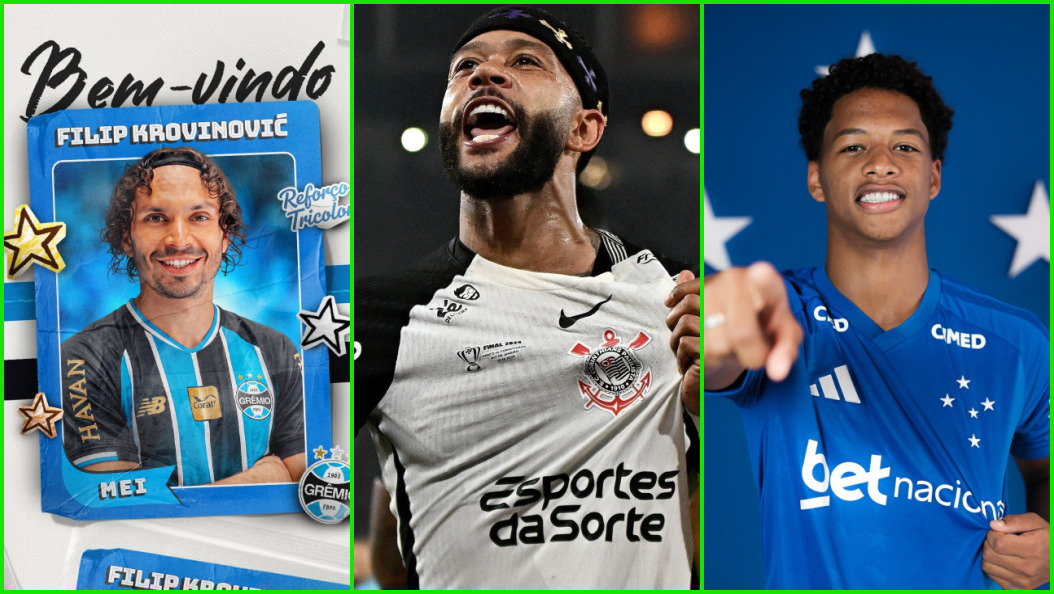 Transferências na janela do futebol brasileiro: croata no Grêmio, renovação de Memphis no Corinthians e jovem Zé Lucas no cruzeiro