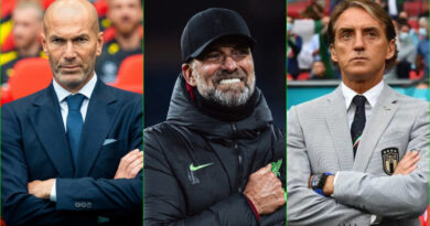 Zinedine Zidane, Jürgen Klopp e Roberto Mancini são os novos treinadores de França, Alemanha e Itália