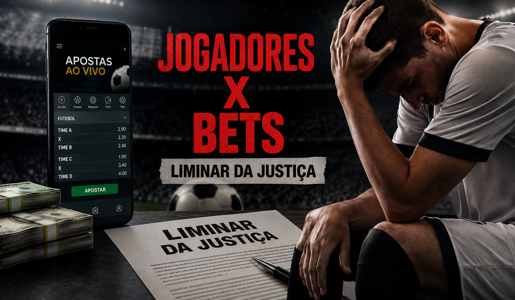 Jogadores contra bets: movimento ganha força no futebol brasileiro