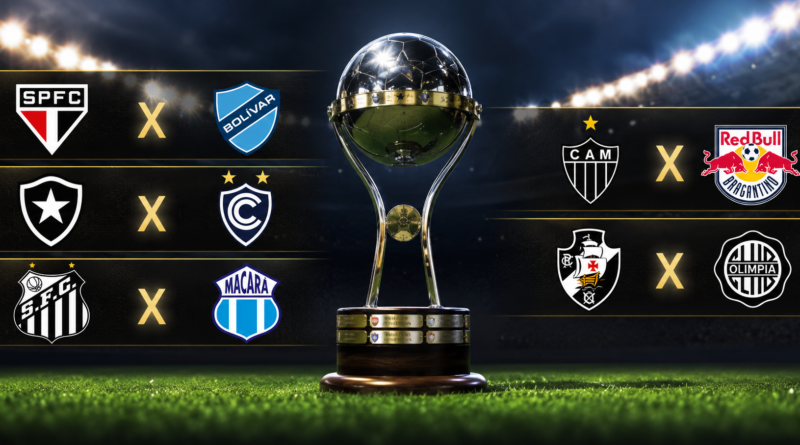 Seis clubes brasileiros estão nas oitavas de final da Copa Sul-Americana 2026
