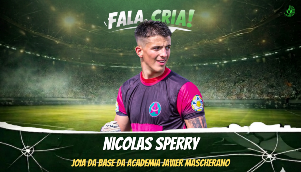 Fala, Cria! entrevista Nicolas Sperry. jovem volante do brasileiro que chegou à Academia Javier Mascherano, clube do ex-jogador do Corinthians e Barcelona, na Argentina