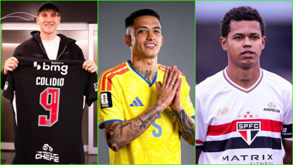 Mercado da bola: movimentações de Vasco, Atlético-MG e São Paulo