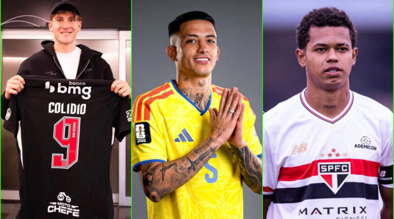 Mercado da bola: movimentações de Vasco, Atlético-MG e São Paulo