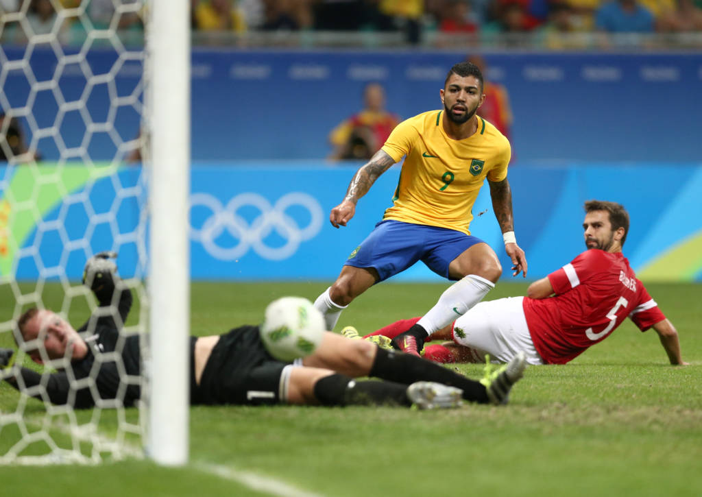 Gabigol marcou dois gols nos Jogos Olímpicos Rio 2016 (Foto: Lucas Figueiredo/CBF)