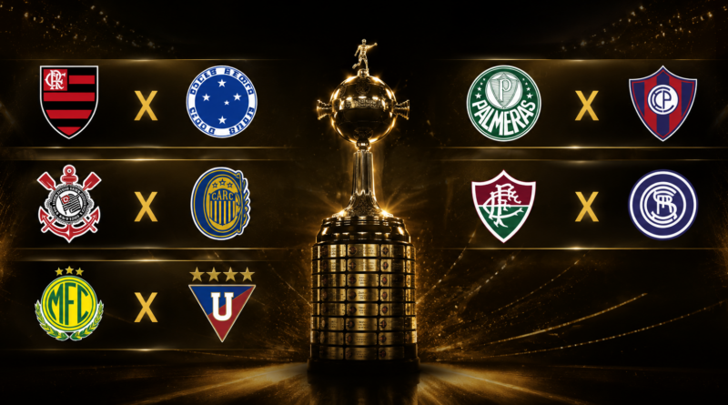 Confrontos dos clubes brasileiros nas oitavas de final da Copa Libertadores 2026