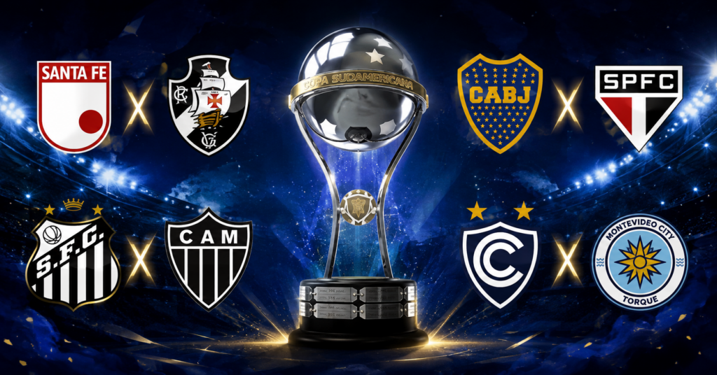 Confrontos das quartas de final da Copa Sul-Americana 2026