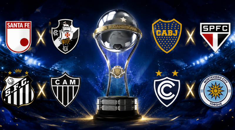 Quartas de final da Sul-Americana: clássico São Paulo x Boca, Santos x Atlético-MG, Vasco x Santa Fé e River fora; veja análise Confrontos das quartas de final da Copa Sul-Americana 2026