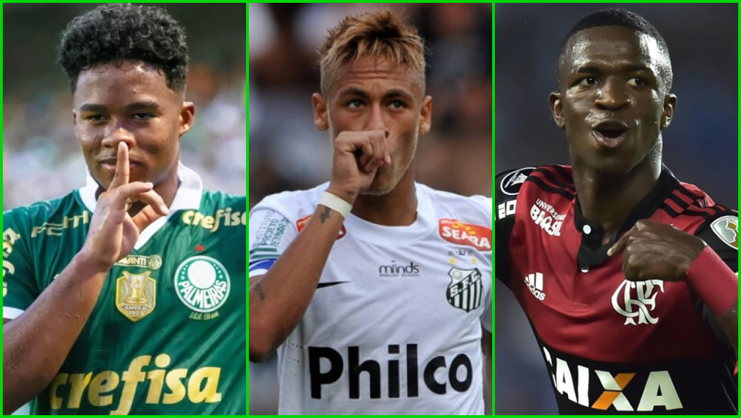 Maiores vendas da história do futebol brasileiro tem craques como Endrick, Neymar e Vini jr