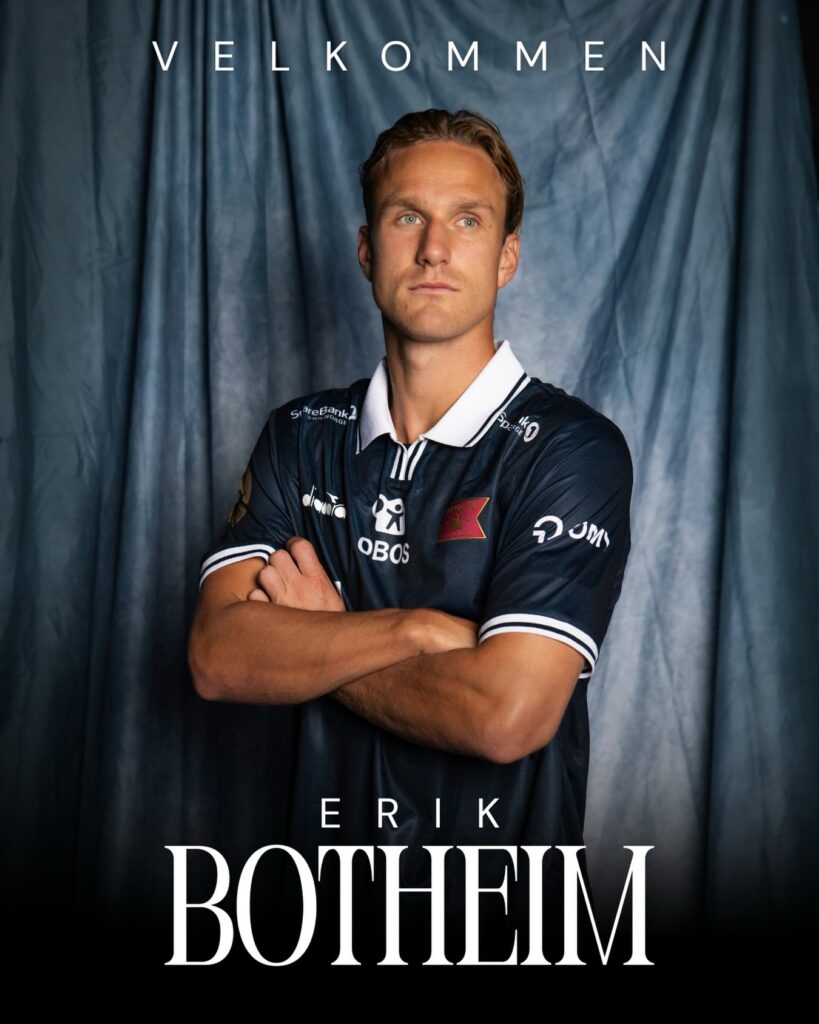 Erik Botheim é uma das principais contratações do Viking para a fase de liga da Champions League 2026/27 (Foto: Divulgação/Viking FK)