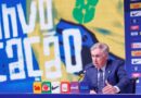 Carlo Ancelotti durante convocação da Seleção Brasileira após a Copa do Mundo