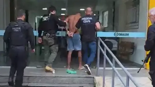 Suspeito do "golpe do falso Luís Castro" acabou detido e preso no interior do Rio de Janeiro (Foto: Divulgação/PCERJ)