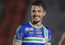 Lateral-esquerdo Heitor Roca em campo pela Inter de Limeira na Série C do Brasileirão