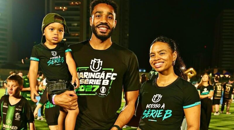 Wendel Lomar, capitão do Maringá, celebra acesso inédito à Série B