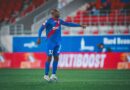 Zagueiro brasileiro Cássio durante partida pelo Odra Opole, equipe da divisão de acesso do futebol polonês