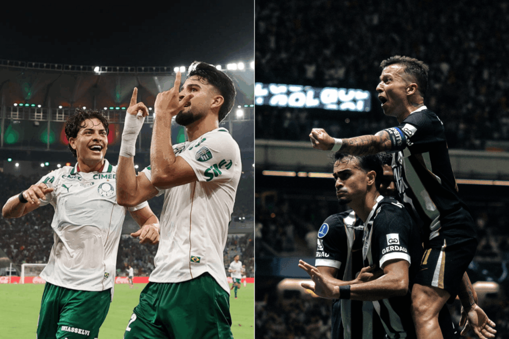 Palmeiras e Atlético-MG representam o Brasil nas finais da Libertadores e da Sul-Americana em 2026.