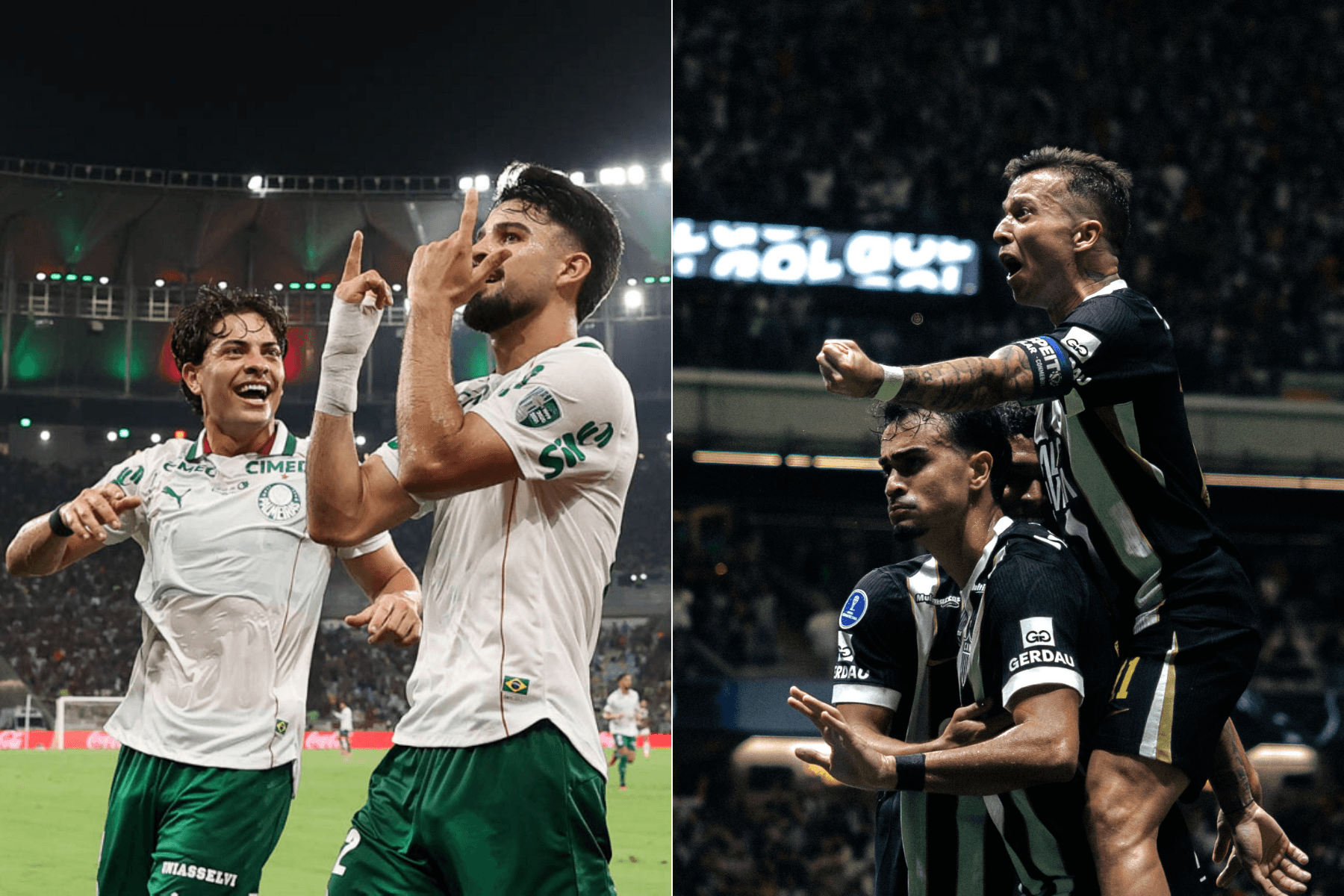 Palmeiras e Atlético-MG representam o Brasil nas finais da Libertadores e da Sul-Americana em 2026.